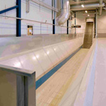 a spirofloor bunker mounted on site